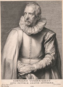 Cornelius Vander Geest, Kunstliebhaber aus Antwerpen von Paulus Pontius