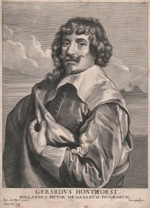 Gerardus Honthorst, holländischer Maler menschlicher Figuren von Paulus Pontius