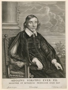 Porträt von Adolph Vorst, Professor in Leiden von Paulus Pontius