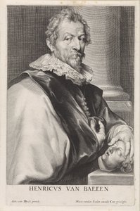 Porträt des Malers Hendrik van Balen (I) von Paulus Pontius