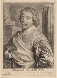Cornelis van Poelenburgh von Paulus Pontius after Sir Anthony van Dyck