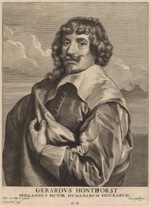 Gerrit van Honthorst von Paulus Pontius after Sir Anthony van Dyck