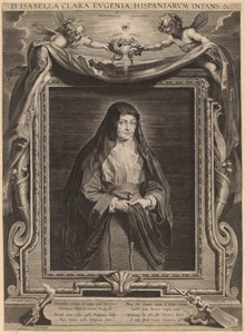 Isabella Clara Eugenia, Infantin von Spanien von Paulus Pontius, after Sir Peter Paul Rubens