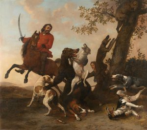 Die Bärenjagd von Paulus Potter