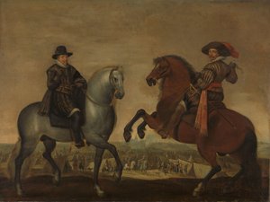 Prinzen Maurits und Frederik Hendrik zu Pferd