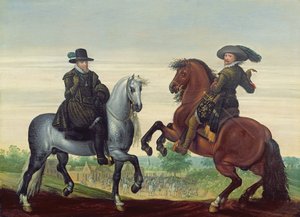 Maurits (1567-1625) und Frederik Hendrik (1584-1647) von Nassau, Prinzen von Oranien