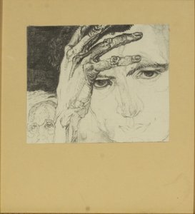 Selbstporträt von Pavel Nikolayevich Filonov