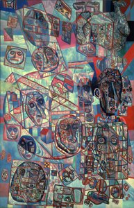 Der Mann in der Welt, 1925 von Pavel Nikolayevich Filonov