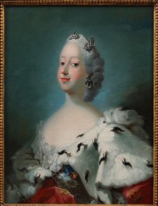 Porträt von Louise von Großbritannien, Königin von Dänemark