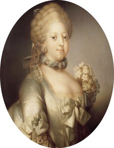 Porträt von Caroline Mathilde von Großbritannien 1751-1775, Königin von Dänemark, ca. 1767