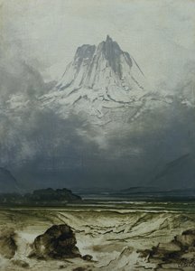 Landschaftsstudie, Nordnorwegen von Peder Balke