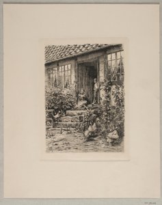 Kinder auf der Treppe