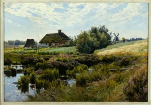 Sommertag auf dem Lande von Peder Monsted