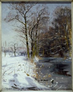 Sonniger Wintertag von Peder Monsted