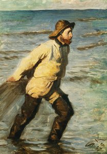 Ein Fischer zieht seine Netze ein von Peder Severin Krøyer