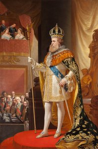 Kaiser Peter II. von Brasilien bei der Eröffnung der Generalversammlung von Pedro Américo