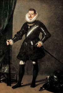 Porträt von König Philipp III. von Spanien (1578-1621) von Pedro Antonio Vidal