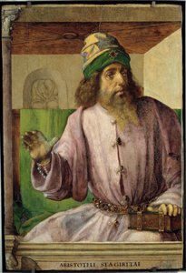 Porträt von Aristoteles, griechischer Philosoph.