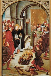 Der heilige Dominikus und die Albigenser von Pedro Berruguete