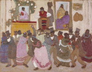 Tanzende Menschen: Candombe, um 1920 von Pedro Figari