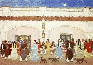 Tanzen im Patio von Pedro Figari
