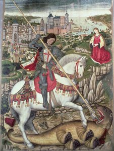 St. Georg und der Drache von Pedro Nisart
