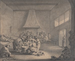 Wachszene, um 1700