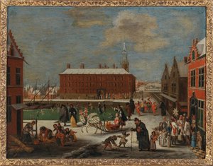 Winter in einer Stadt von Peeter Gysels