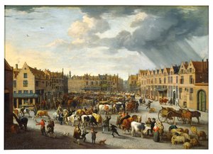Der Alte Ochsenmarkt in Antwerpen