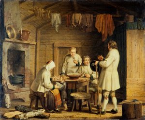 Menschen aus Mora in Dalecarlia, ca. 1800