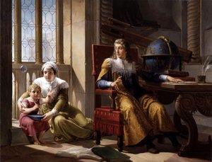 Newtons Entdeckung der Lichtbrechung, 1827 von Pelagio Palagi