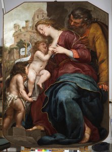 Die Heilige Familie mit Johannes dem Täufer