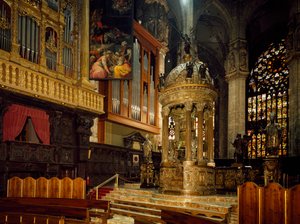 Mailänder Dom, Presbyterium mit Tabernakel von Pellegrino Tibaldi