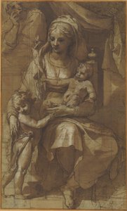 Die Heilige Familie mit dem kleinen Johannes dem Täufer
