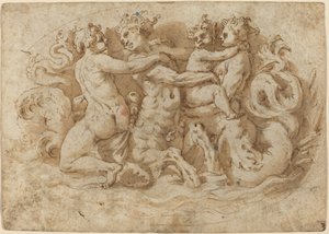 Tritonen und Nymphen