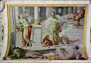 Odysseus und Circe, um 1550 (Fresko)
