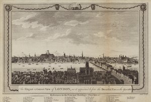 Ansicht von London von Peltro William Tomkins
