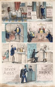 Die sieben Altersstufen des Trinkens, veröffentlicht ca. 1872