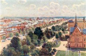 Die Gartenstraßen von Adelaide von Percy F.S. (after) Spence