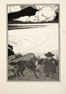 Ein gerettetes Kind, aus Hundert Anekdoten über Tiere, veröffentlicht 1924 von Percy J. Billingshurst