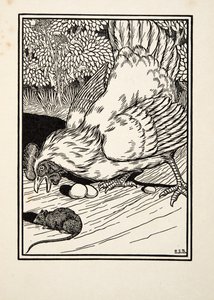 Eine seltsame Mäusefängerin, aus Hundert Anekdoten über Tiere, veröffentlicht 1924