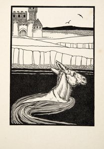 Ein verlassener Esel, aus Hundert Anekdoten über Tiere, veröffentlicht 1924