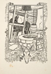 Wasser schöpfen, aus Hundert Anekdoten über Tiere, veröffentlicht 1924