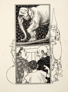 Elefanten-Seiltanz, aus Hundert Anekdoten über Tiere, veröffentlicht 1924
