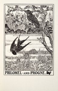 Philomel und Progne, aus Fontaine Fabeln, veröffentlicht 1905