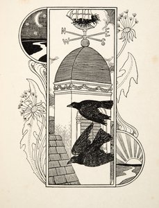 Seltsame Saatkrähen, aus Hundert Anekdoten über Tiere, veröffentlicht 1924