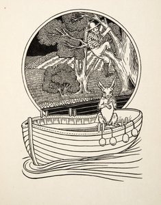 Der gefangene Fänger, aus Hundert Anekdoten über Tiere, veröffentlicht 1924