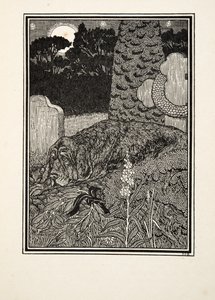 Der Hund von Montargis, aus Hundert Anekdoten über Tiere, veröffentlicht 1924 von Percy J. Billingshurst