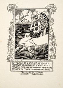 Der Delfin, aus Hundert Anekdoten über Tiere, veröffentlicht 1924