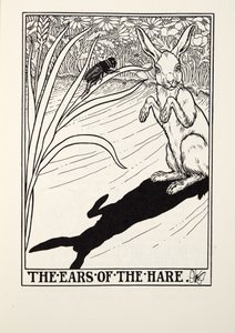 Die Ohren des Hasen, aus Fontaine Fables, veröffentlicht 1905